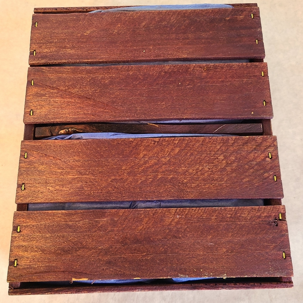 Handcrafted, etched tumbler gift set in wood box. - Picture 9 of 9